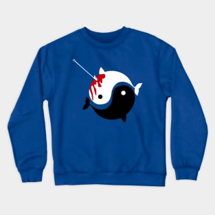 stop whale hunting Crewneck Sweatshirt